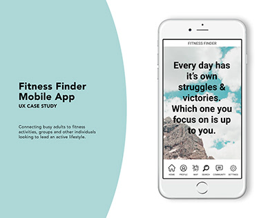 Fitness Finder Mobile App - UX Case Study