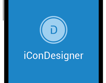 Icon Designer App for Mobile (Concept Design)