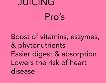 Juicing Project