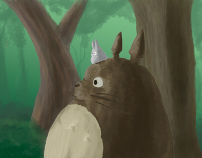 Ilustración My Neighbor Totoro