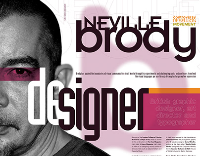 Editorial - Neville Brody Reloade