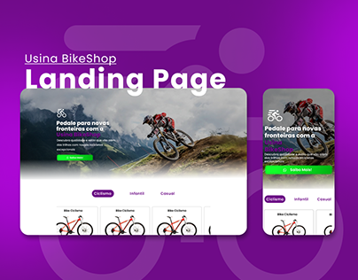 Landing Page - Usina BikeShop