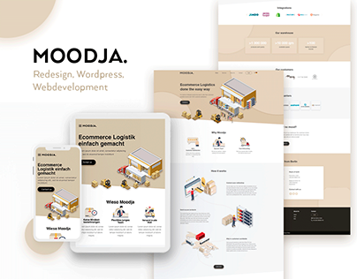 Website redesign | Moodja