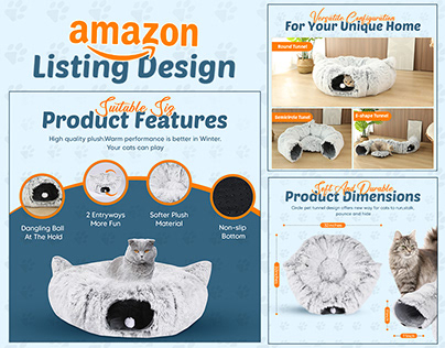 Amazon Listing Infographics || Cat Tunnel