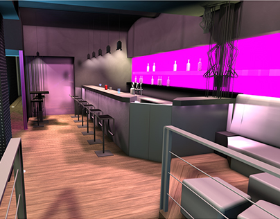 Yes club – design of music club interior