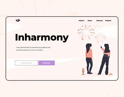 Inharmony – Landing Page