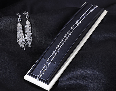 Natural diamond EARRING&NECKLACE Photography.