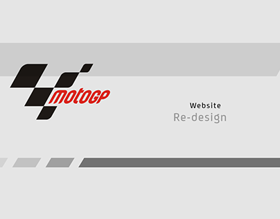 Moto GP website re-design