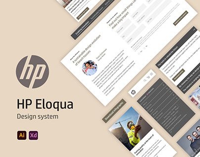 HP Eloqua - Design system UX/UI