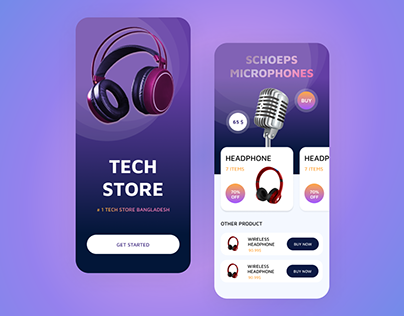 Tech Store | Headphone App