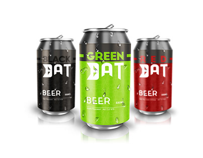 Product design for " BAT" beer
