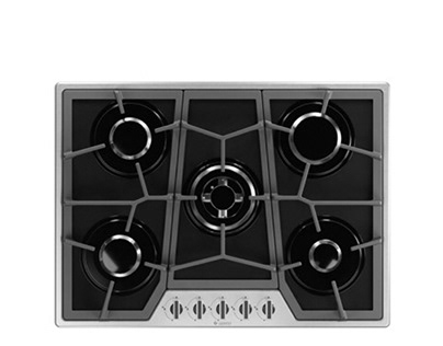 Concept of cooktop, gas hob