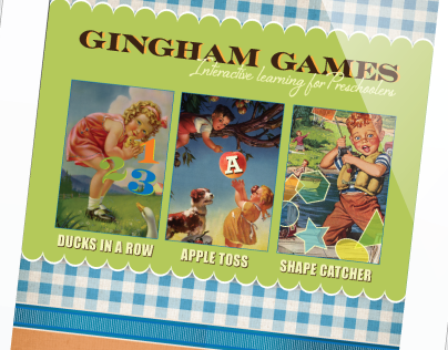 Gingham Games iPad app