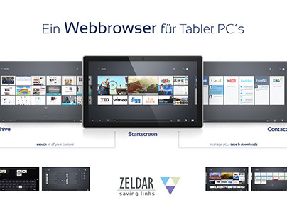 Zeldar - User Interfaces For Tablet-Based Web Browsing