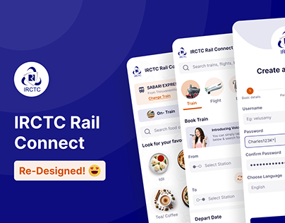 IRCTC Rail Connect Redesign.