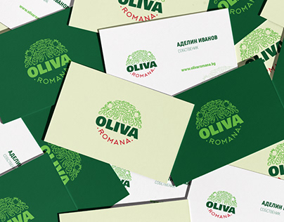 Oliva Romana Italian food logo and branding