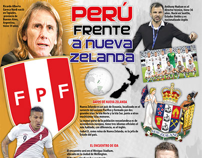 Perú frente a Nueva Zelanda