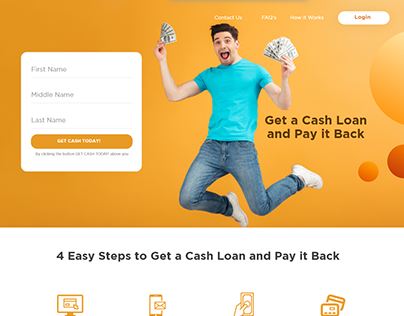 Cash Loan Management System UI UX