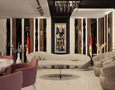 Vip Lounge interior design - Abnaa Sinai co.(Part-2)