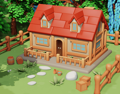 Stylized Viilage Houses #1