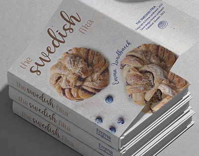 The Swedish Fika | Dust Jacket for a Cookbook