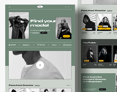 Fabus - Fashion Finder Landing Page