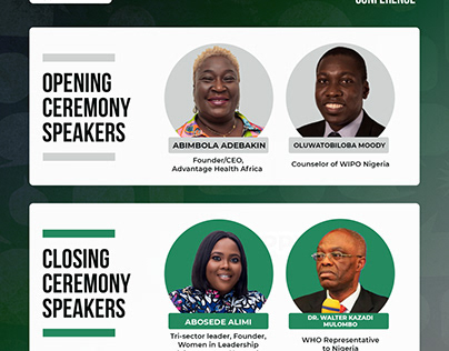 Conference Speakers Design - Lagos Model United Nations