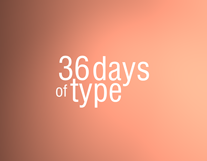 36 Days of Type / 2017