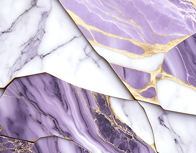 Purple and Gold Marble Texture