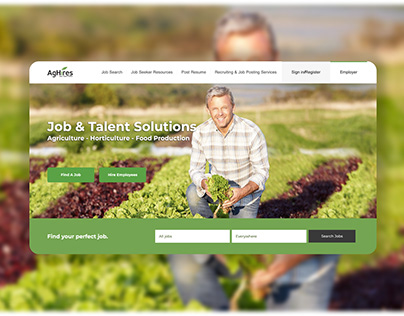 AgHires - Agriculture Business Website