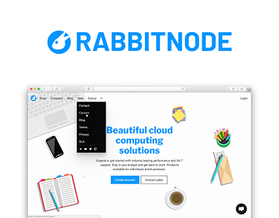 RabbitNode Website Redesign, Dark Mode & WHMCS