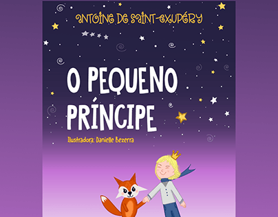 O Pequeno Príncipe - Ilustração Capa de Livro