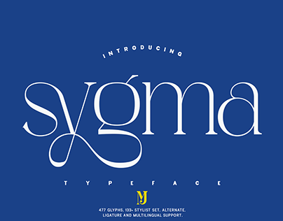 Sygma - Stylish Serif Typeface