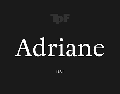 Adriane Text Family