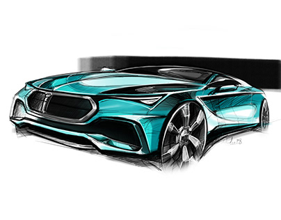 BMW Coupe Concept Sketch