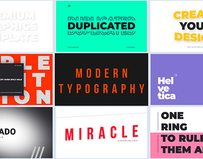 Modern Typography