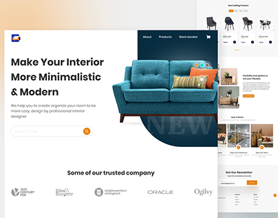 Furniture Shopping Website Design