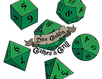 Ground Guerrilla Ad - Dice Goblin (Mockup & Design)