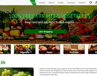 Grocery Website