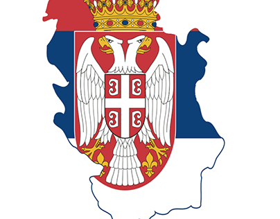 Serbia Map + Registration in German