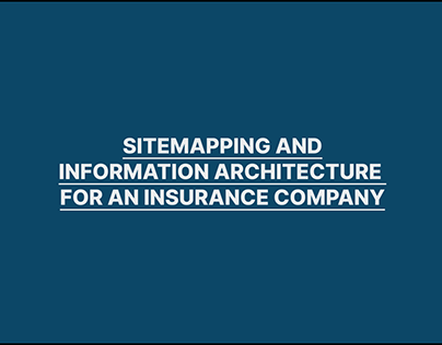 Sitemapping and Information Architecture