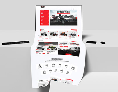 E-commerce Vehicle Website Design