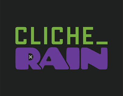Cliche Rain Twitch Streamer Letter Mark