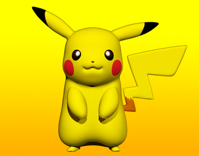 Modelo 3D Pikachu