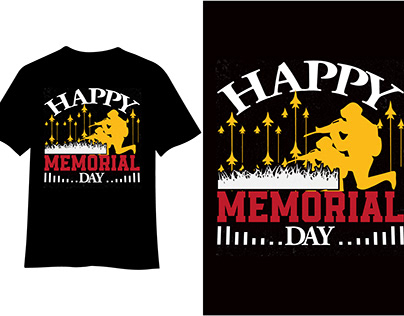 Happy Memorial Day T-Shirt Design