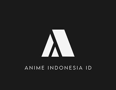 Triangular Harmony: Anime Indonesia ID Logo Design