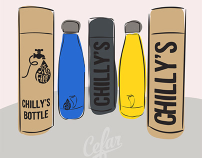 Chilly's Bottle Illustration
