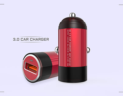 Car charger 3d model