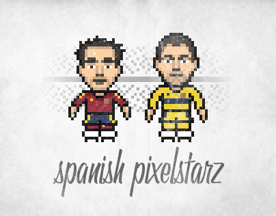 Pixelstarz - spanish football characters