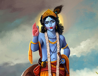 Krishna Digital Painting